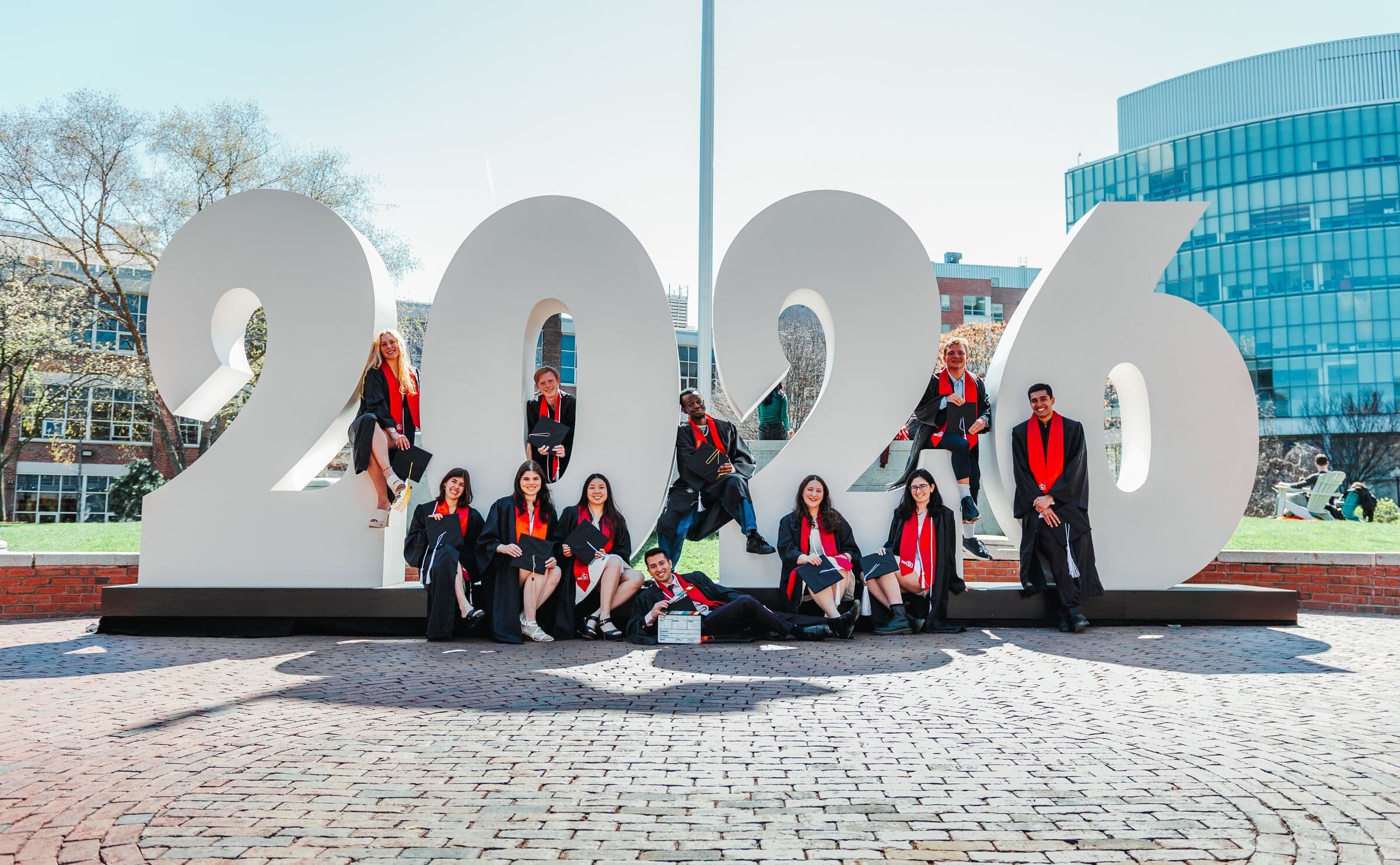 NUTV Northeastern University student film club Class of 2026 graduation photo